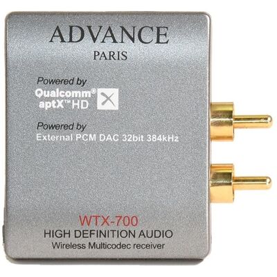 Advance Paris WTX-700 EVO Bluetooth-Empfänger - Hochauflösendes Audio Advance Paris WTX-700 EVO Bluetooth-Empfänger - Hochauflösendes Audio