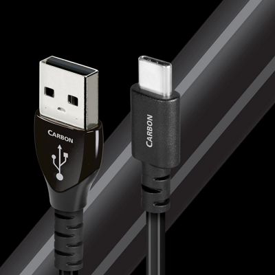 Audioquest Carbon USB-C Kabel - Rauschreduzierung, Silberleiter Audioquest Carbon USB-C Kabel - Rauschreduzierung, Silberleiter
