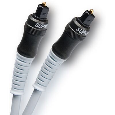Supra ZAC TosLink Optisches Kabel - 6m - Hochwertiger Digitalton Supra ZAC TosLink Optisches Kabel - 6m - Hochwertiger Digitalton