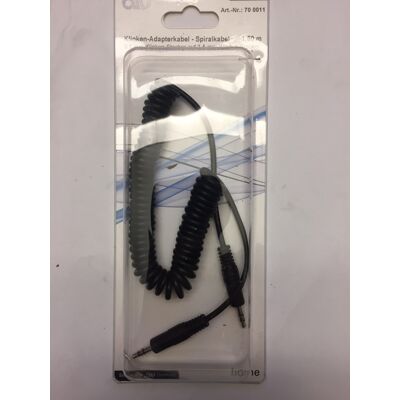 AIV Klinkenkabel 3,5 mm Spiralkabel 1,5m - 8 Stk AIV Klinkenkabel 3,5 mm Spiralkabel 1,5m - 8 Stk