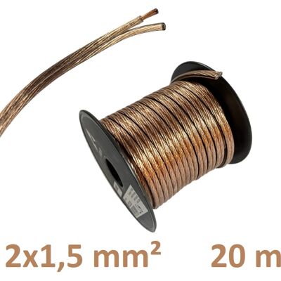 Avinity 20,0 m Lautsprecherkabelrolle mit 2x1,5mm² Avinity 20,0 m Lautsprecherkabelrolle mit 2x1,5mm²