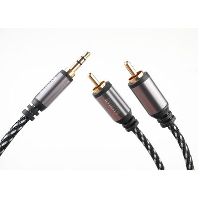 Avinity 3,5mm² Klinke auf Cinch-Kabel 5,0 m Avinity 3,5mm² Klinke auf Cinch-Kabel 5,0 m