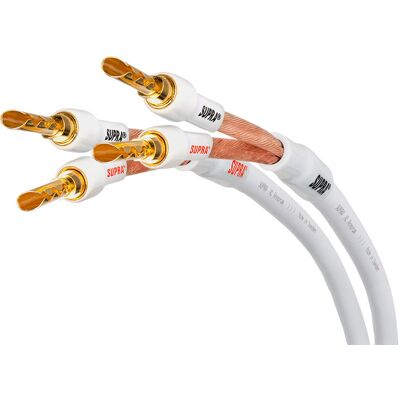 Supra Cables XL Annorum Lautsprecherkabel, Paar 4x3.2 Bi-Wire 2,00 m Neu Supra Cables XL Annorum Lautsprecherkabel, Paar 4x3.2 Bi-Wire 2,00 m Neu