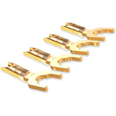ViaBlue T6S Kabelschuh Kontakte lötbar 4er Set HiFi High End UVP 44,99 € / Set ViaBlue T6S Kabelschuh Kontakte lötbar 4er Set HiFi High End UVP 44,99 € / Set