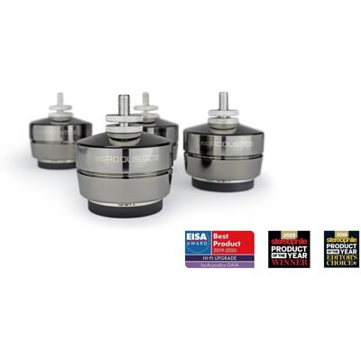Iso Acoustics IsoAcoustics GAIA I schraubbare Lautsprecherisolatoren bis 100kg 4er Set Neu Iso Acoustics IsoAcoustics GAIA I schraubbare Lautsprecherisolatoren bis 100kg 4er Set Neu