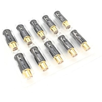 QED Performance Aerial - Koaxialstecker - 10er Pack - Männlich - Coaxial Connector QED Performance Aerial - Koaxialstecker - 10er Pack - Männlich - Coaxial Connector