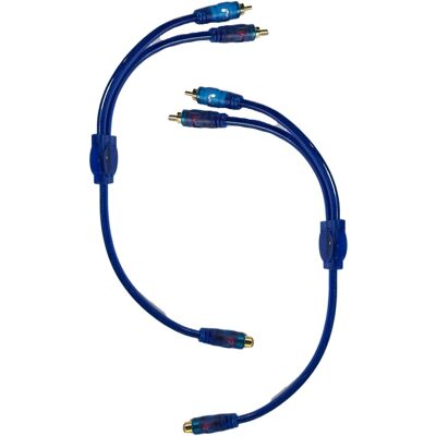 Inakustik Premium C-NF40 - Y-Adapter 2x männlich auf 1x weiblich 2er Set 0,3 m Inakustik Premium C-NF40 - Y-Adapter 2x männlich auf 1x weiblich 2er Set 0,3 m