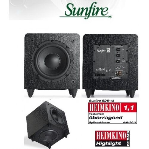 Sunfire SDS-12 – Aktiv Subwoofer mit 600 Watt Spitzenleistung   Neu
