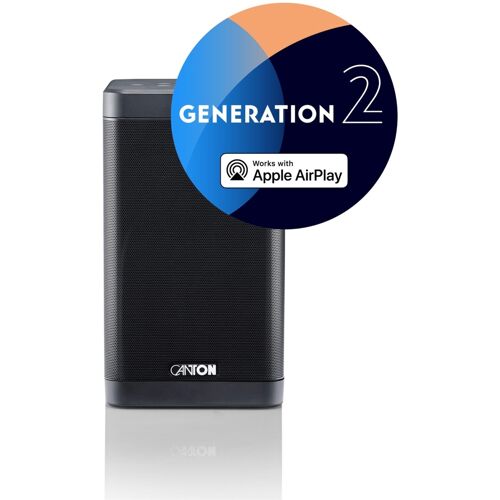 Canton Smart Soundbox 3 Gen 2. +Schwarz+ Multiroom-Lautsprecher mit AirPlay 2 Chromecast Stück   Neu