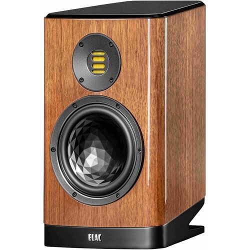 Elac Vela BS 404 Regallautsprecher, Stück Nussbaum HG   Auspackware, sehr gut