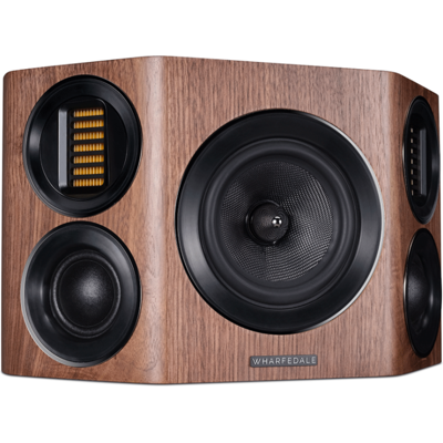 Wharfedale EVO 4.S, Nussbaum-Echtholz - Surroundlautsprecher Stück Neu Wharfedale EVO 4.S, Nussbaum-Echtholz - Surroundlautsprecher Stück Neu