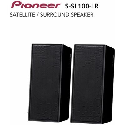 Pioneer S-SL100-LR Schwarz - Regallautsprecher, Paar Neu Pioneer S-SL100-LR Schwarz - Regallautsprecher, Paar Neu