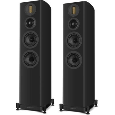 Wharfedale EVO 5.4 - Standlautsprecher, Paar Neu Schwarz Wharfedale EVO 5.4 - Standlautsprecher, Paar Neu Schwarz