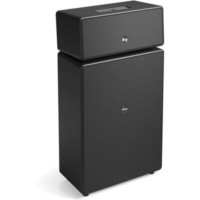 Audio Pro Drummfire II W - Zweiteiliger Multiroom-Lautsprecher, Schwarz Neu Audio Pro Drummfire II W - Zweiteiliger Multiroom-Lautsprecher, Schwarz Neu