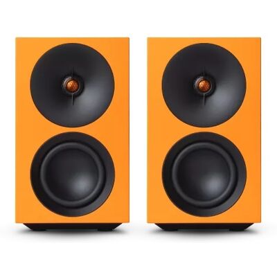 Cambridge Audio L/R S Orange - Ultra-kompakte aktive Stereo-Lautsprecher, Paar Neu Cambridge Audio L/R S Orange - Ultra-kompakte aktive Stereo-Lautsprecher, Paar Neu