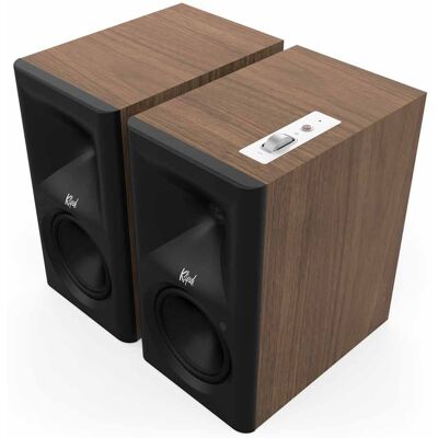 Klipsch The Fives II Wallnuss - Aktiv Regallautsprecher Paar Auspackware, wie neu Klipsch The Fives II Wallnuss - Aktiv Regallautsprecher Paar Auspackware, wie neu