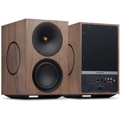 Cambridge Audio L/R X Wallnus - Stereo-Streaming-Lautsprecher Paar Neu Cambridge Audio L/R X Wallnus - Stereo-Streaming-Lautsprecher Paar Neu