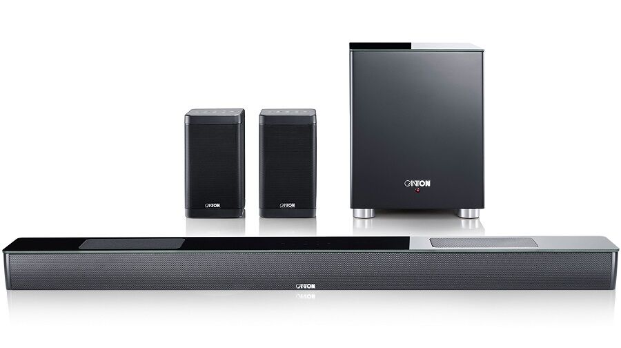 Canton Smart Soundbar 10 + Smart Soundbox 3 + Smart Sub 8 Schwarz (GEN2) 5.1.2 Wireless System