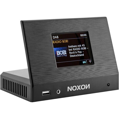 NOXON A110+ Internetradio, Digital Radio, DAB+, DAB, Internet Radio, Schwarz