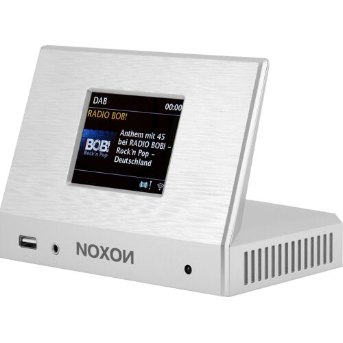 NOXON A110+ Internetradio, Digital Radio, DAB+, DAB, Internet Radio, Silber