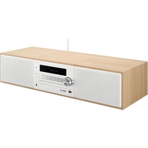 Pioneer X-CM66D Blanc – DAB+ Netzwerk-CD-Receiver-System   B-Ware, sehr gut