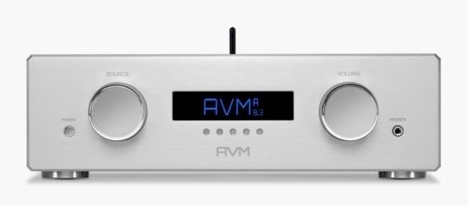 AVM GmbH Audio Video Manufaktur AVM Ovation A 8.3 - Stereo A/AB Vollverstärker, 2x200 Watt, Bluetooth Silber