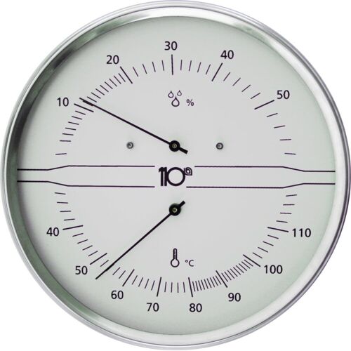 sentiotec Thermo-Hygrometer – weiß 160 mm