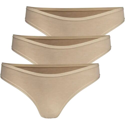 Tangas 3er-Pack I Indi Dye® pflanzlich gefärbt Beige XS ZOCKN