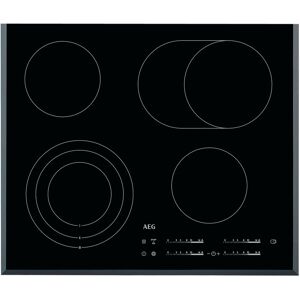 AEG HK654070FB Autarkes Kochfeld / Slider-Bedienung / 59 cm / Facetten-Design