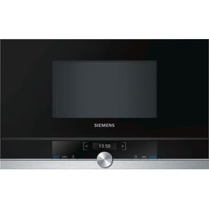 Siemens BF634LGS1 iQ700 Mikrowelle / 900 W / 21 L Garraum / Edelstahl / LED-Innenbeleuchtung / TFT-D