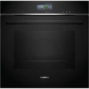 Siemens HS736G3B1 iQ700 Einbaudampfbackofen, 60 cm breit, 71 L, 21 Heizarten, TFT Touchdisplay, Kindersicherung, Home Connect, Bratenthermometer, schwarz