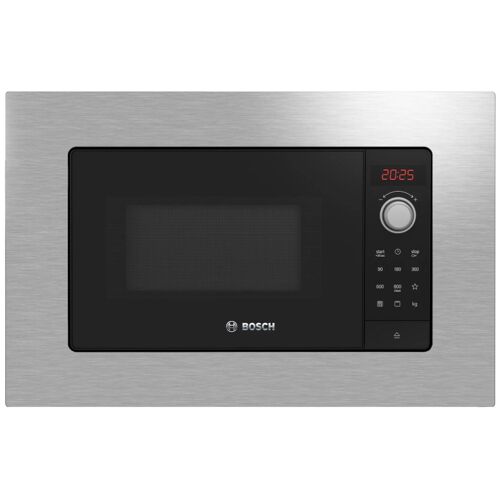 Bosch BEL623MS3 Mikrowelle Einbaumikrowelle, 60 x 38 cm, Edelstahl