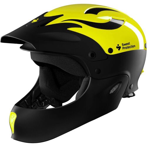 Sweet Protection Sweet Wildwasserhelm Rocker Fullface - Limelight, M/L