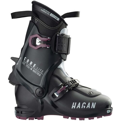 Hagan Core Lite Tourenskischuh - Black/Black/Aubergine, 24.5