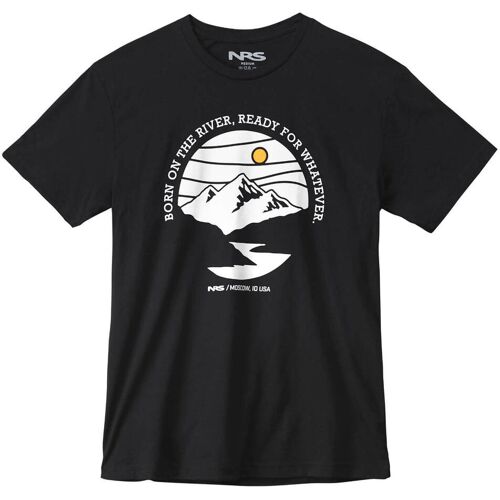 NRS Men's Born On The River T-Shirt - Black, S