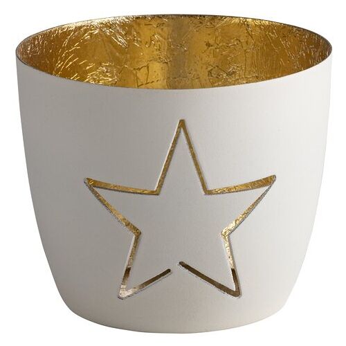 Madras, Windlicht, M, Motiv: Stern, female
