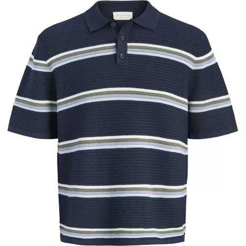 JORMAINE KNIT STRIPE POLO SN male