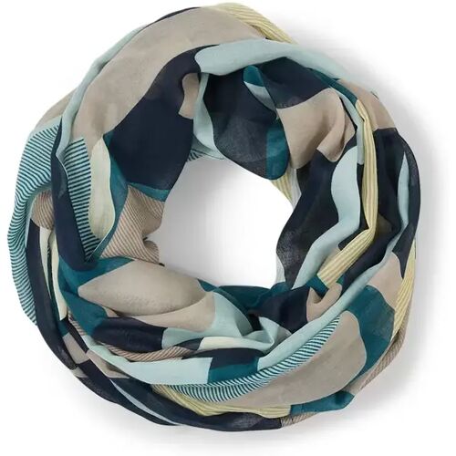 printed loop scarf female