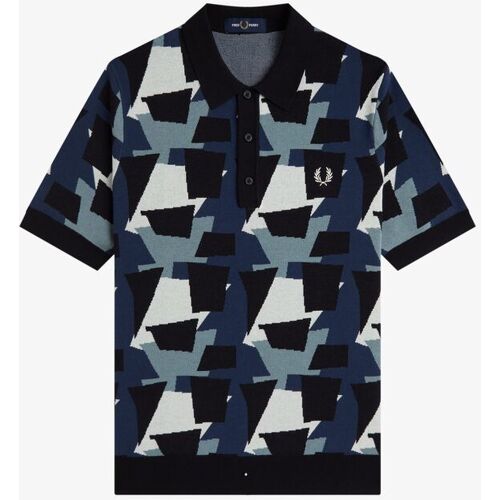 FRAGMENT JACQUARD KNIT SHIRT male