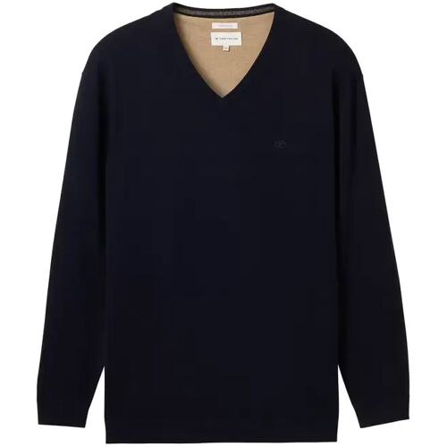 plus basic v-neck knit male