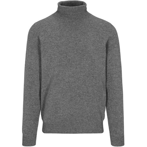 Rollkragen Pullover, uni male
