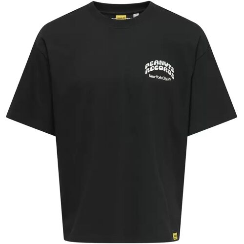 ONSPEANUTS BACK OVZ SS LIC TEE male