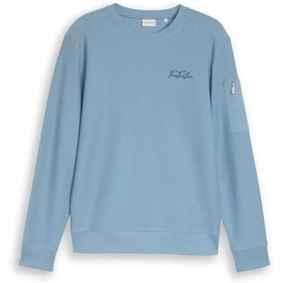 structured crew-neck sweatshir male structured crew-neck sweatshir male