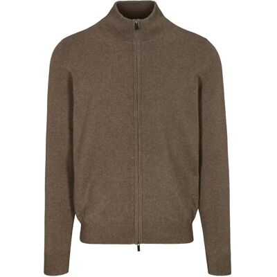 XL Cardigan mit Zip, uni male XL Cardigan mit Zip, uni male