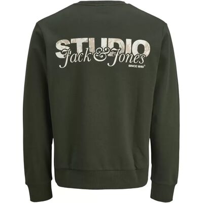 JJYUKI BACK SWEAT CREW NECK BF male JJYUKI BACK SWEAT CREW NECK BF male