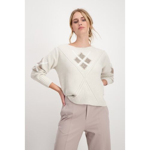 MONARI PULLOVER MIT GESCHMÜCKTEN RAUTEN female