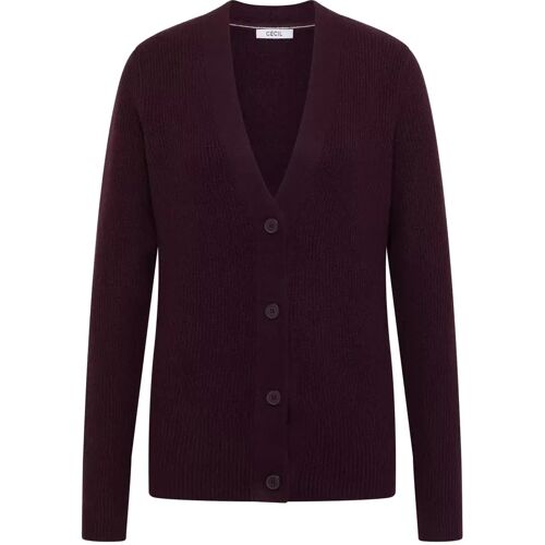 NOS_Cosy rib-mix Cardigan female