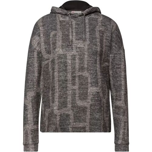 LTD QR cosy printed hoody female