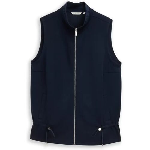 Sweatvest stand up collar female