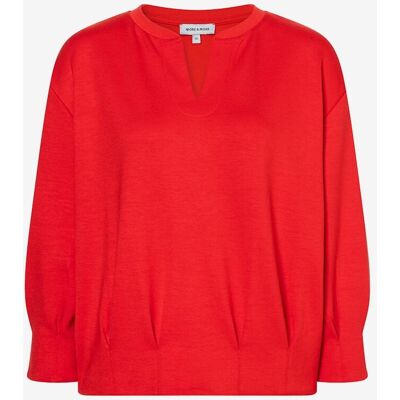 38 Sweatshirt with Pleat-Details female 38 Sweatshirt with Pleat-Details female